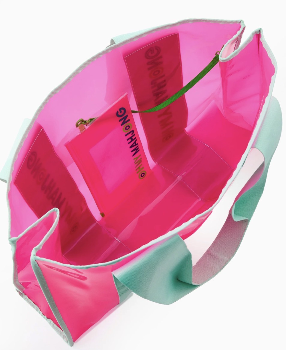 Pink Beach Bag - Oh My Mahjong