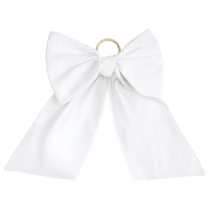 Bow Bag Charm- White