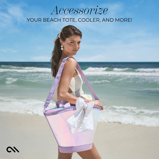 Bow Bag Charm- White