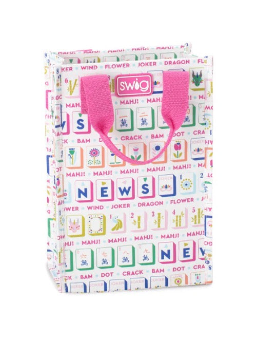 Mahjong Tall Reusable Bag