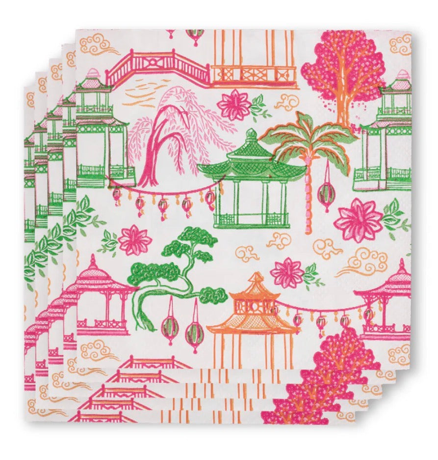 Pagoda Paradise Cocktail Napkins
