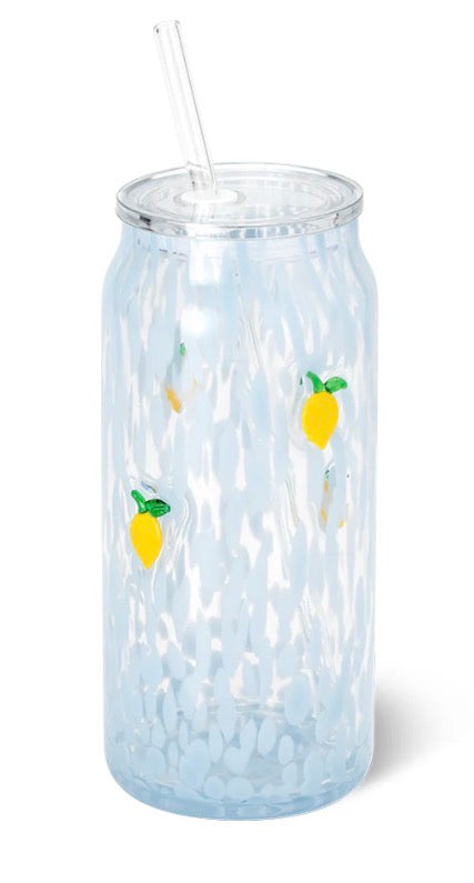 Lemon Meringue Charm Glass 23oz