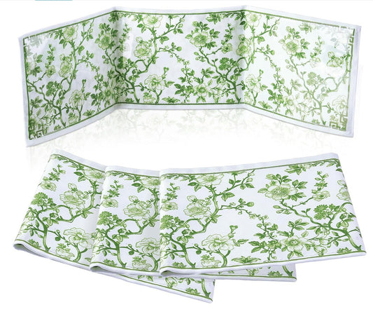 Fabric Mahjong Card Cover- Green