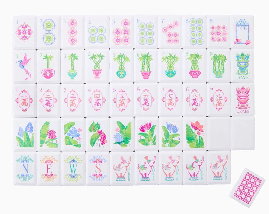 Poppy Debutante Tile Set- Oh My Mahjong