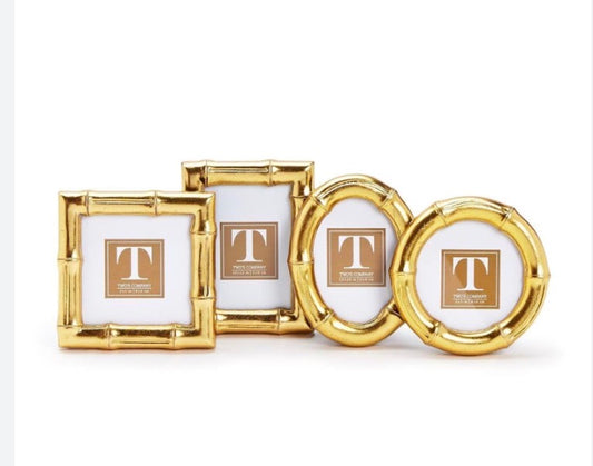 Faux Gold Bamboo Frames