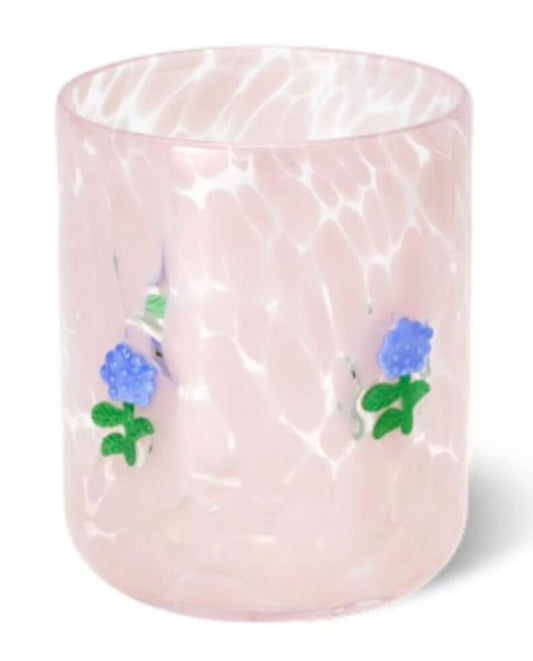 Hydrangeas Charm Glass 17oz