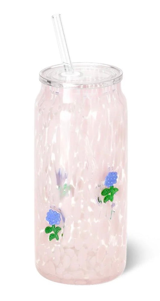 Hydrangeas Charm Glass 23oz