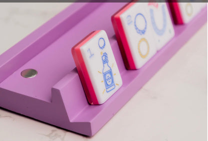 Wood Racks with Classic Pusher - Miss Mahjong