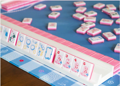 Gingham Mahjong Playing Mat - Miss Mahjong
