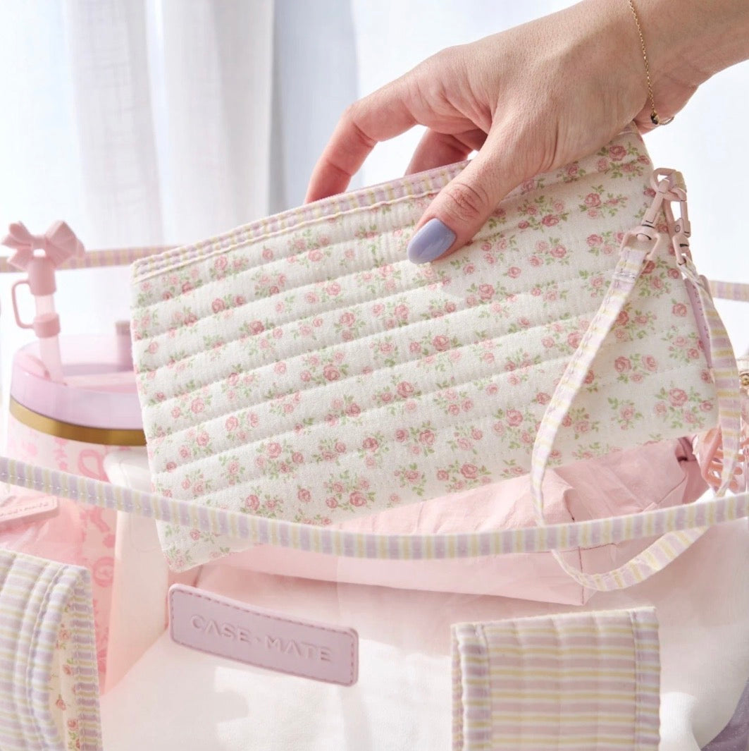 Quilted Ditsy Floral Jelly Tote