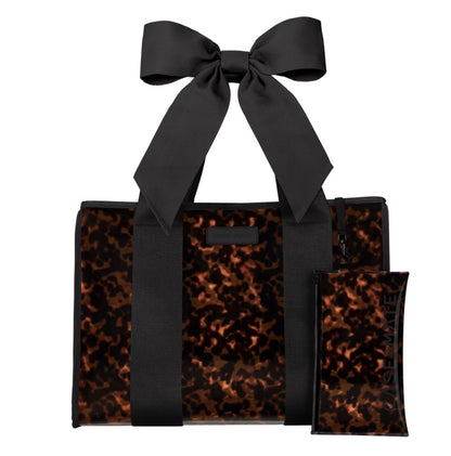 Tortoiseshell Bow Jelly Tote