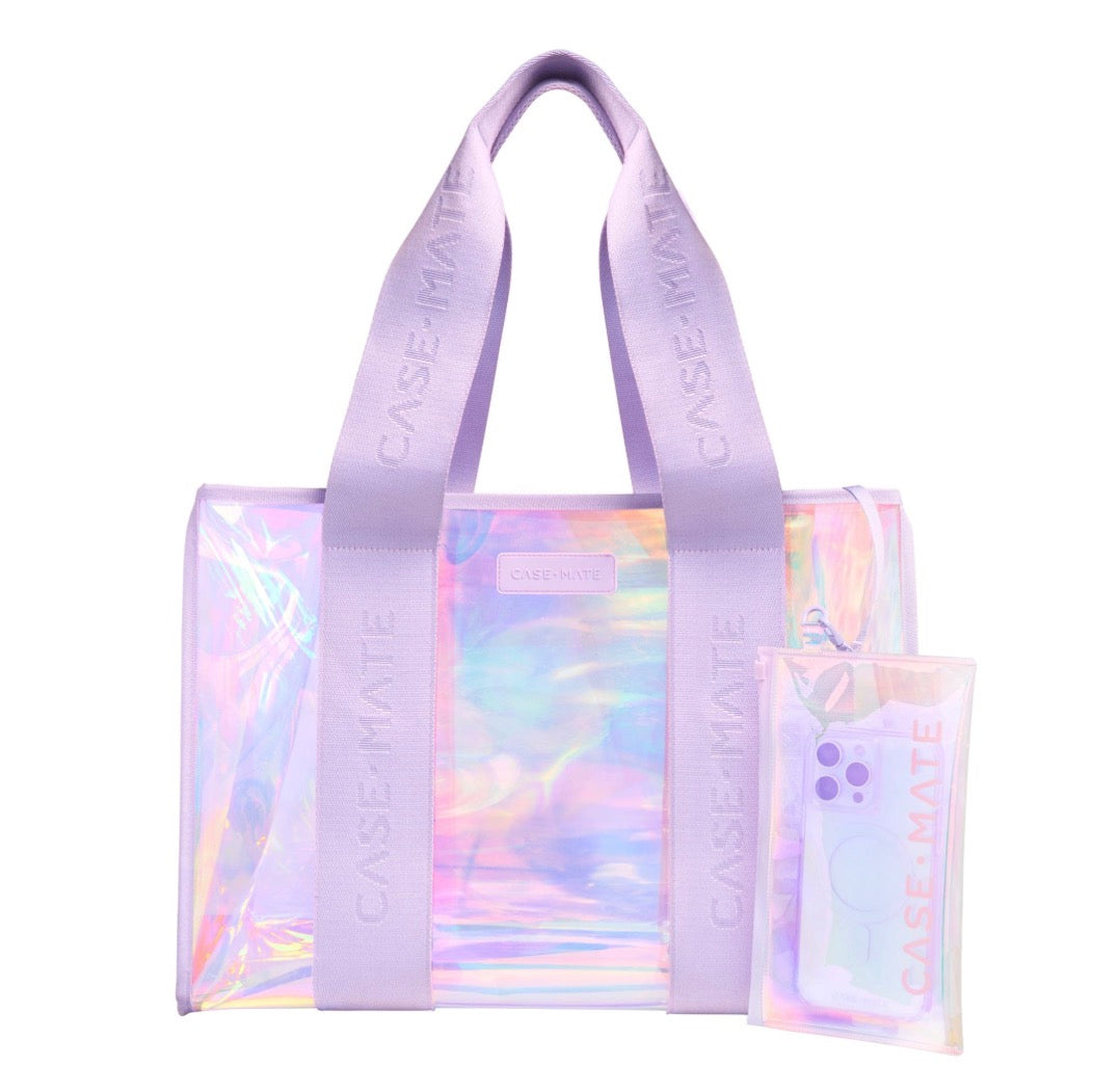 Soap Bubble Iridescent Jelly Tote
