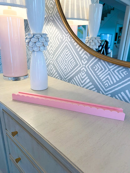 Blush Scallop Rack and Pusher Set