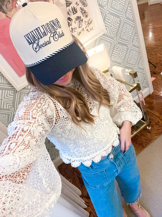 Mahjong Social Club Hat