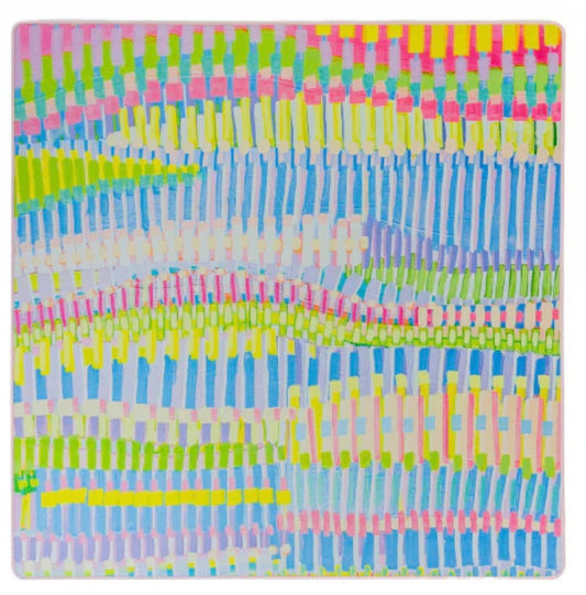 Bright Abstract Travel Neoprene Mat