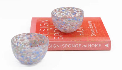 Hand Blown Glass Tidbit Bowl