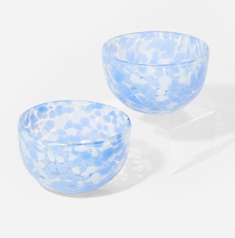 Hand Blown Glass Tidbit Bowl