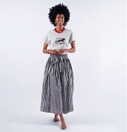 Keaton Stripe Skirt