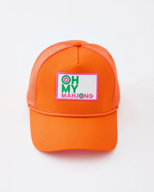 Orange Oh My Mahjong Hat