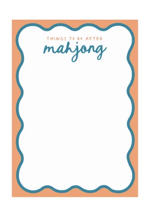 Things To Do After Mahjong Notepad