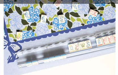 Hydrangea Mahjong Mat- Miss Mahjong