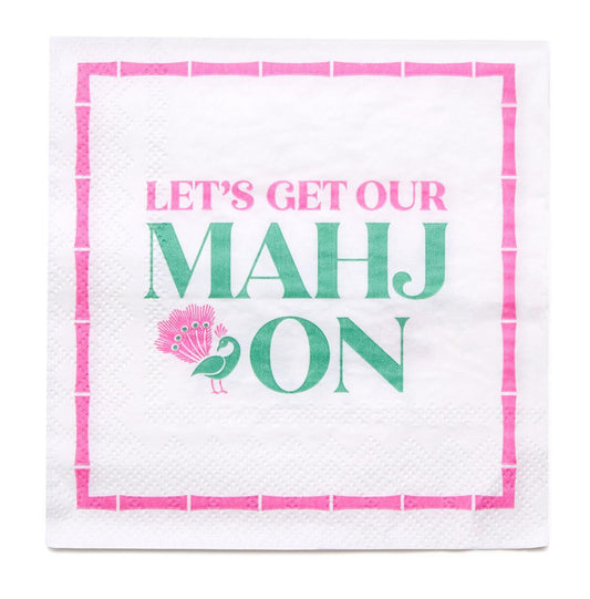 Let’s Get Our Mahj on Napkins