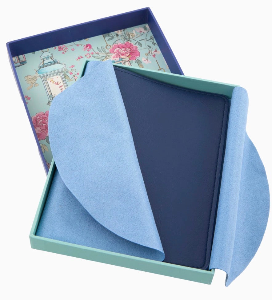 Navy Blue Mahjong Card Folio