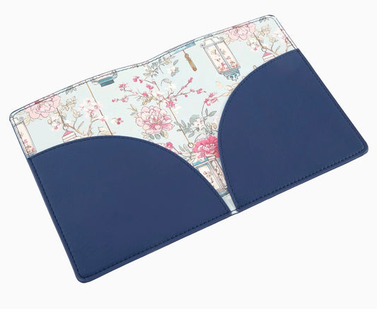 Navy Blue Mahjong Card Folio