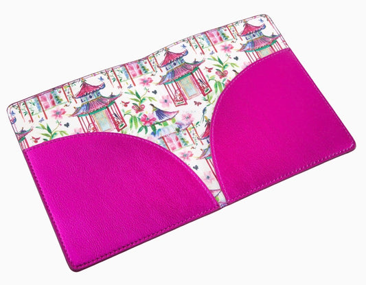 Metallic Hot Pink Mahjong Card Folio