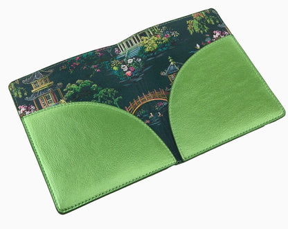 Metallic Green Mahjong Card Folio