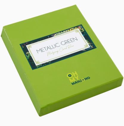 Metallic Green Mahjong Card Folio