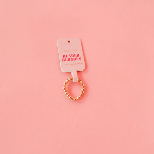 Lauren 3mm Beaded Band Ring