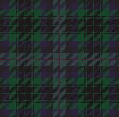 Blue and Green Christmas Tartan Prosecco Bottle Wrap