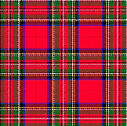 Red and Green Christmas Tartan Prosecco Bottle Wrap