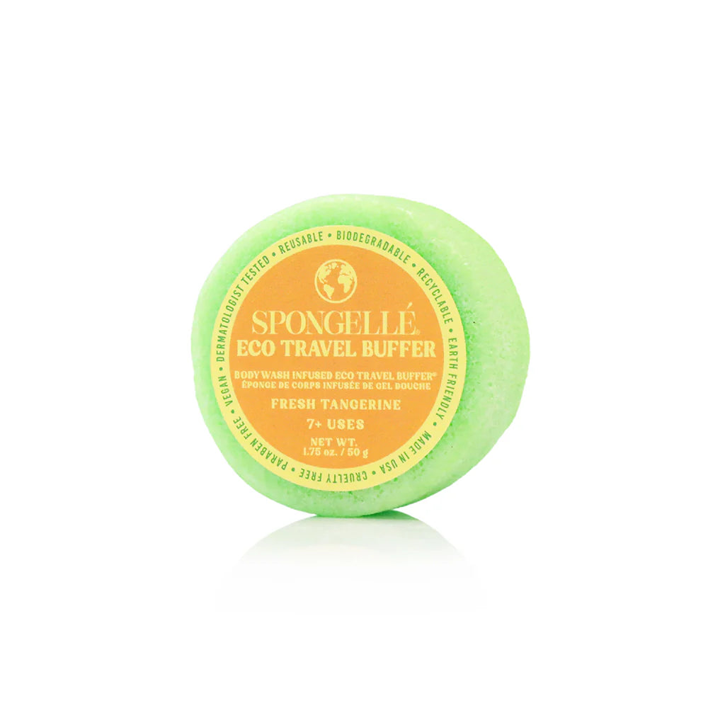 Spongelle Eco Travel Buffer | Fresh Tangerine