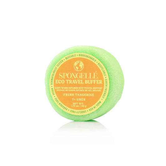 Spongelle Eco Travel Buffer | Fresh Tangerine