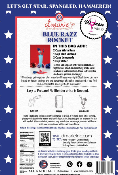 Blue Razz Rocket 10oz