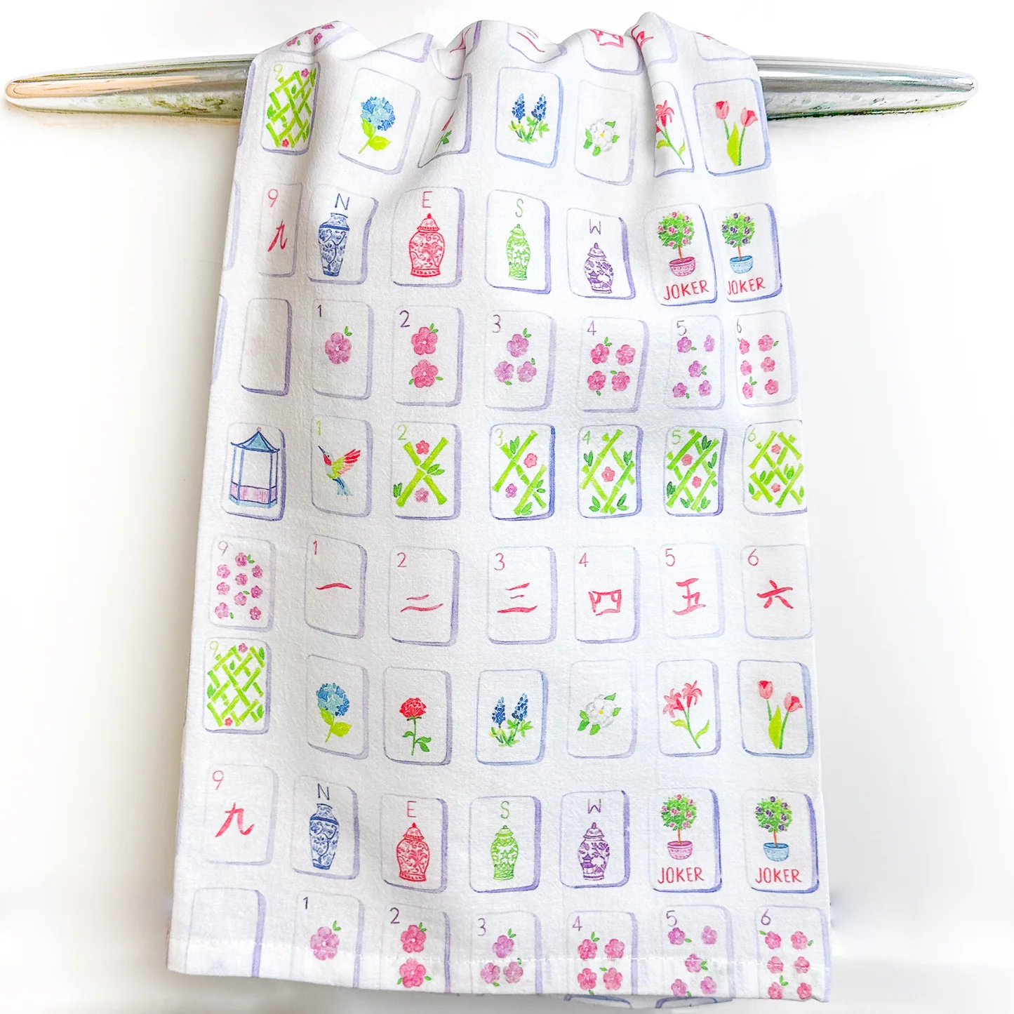 Mahjong Tea Towel- Taylor Paladino