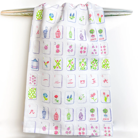 Mahjong Tea Towel- Taylor Paladino