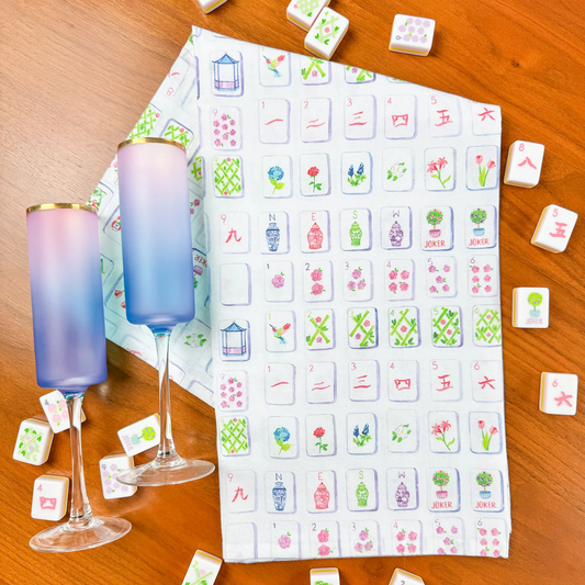 Mahjong Tea Towel- Taylor Paladino