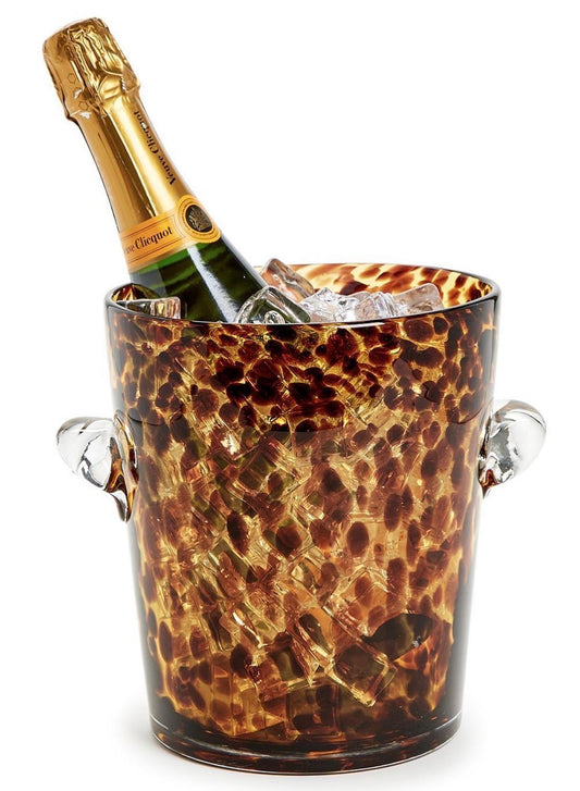 Tortoise Print Ice Bucket- Two’s Company