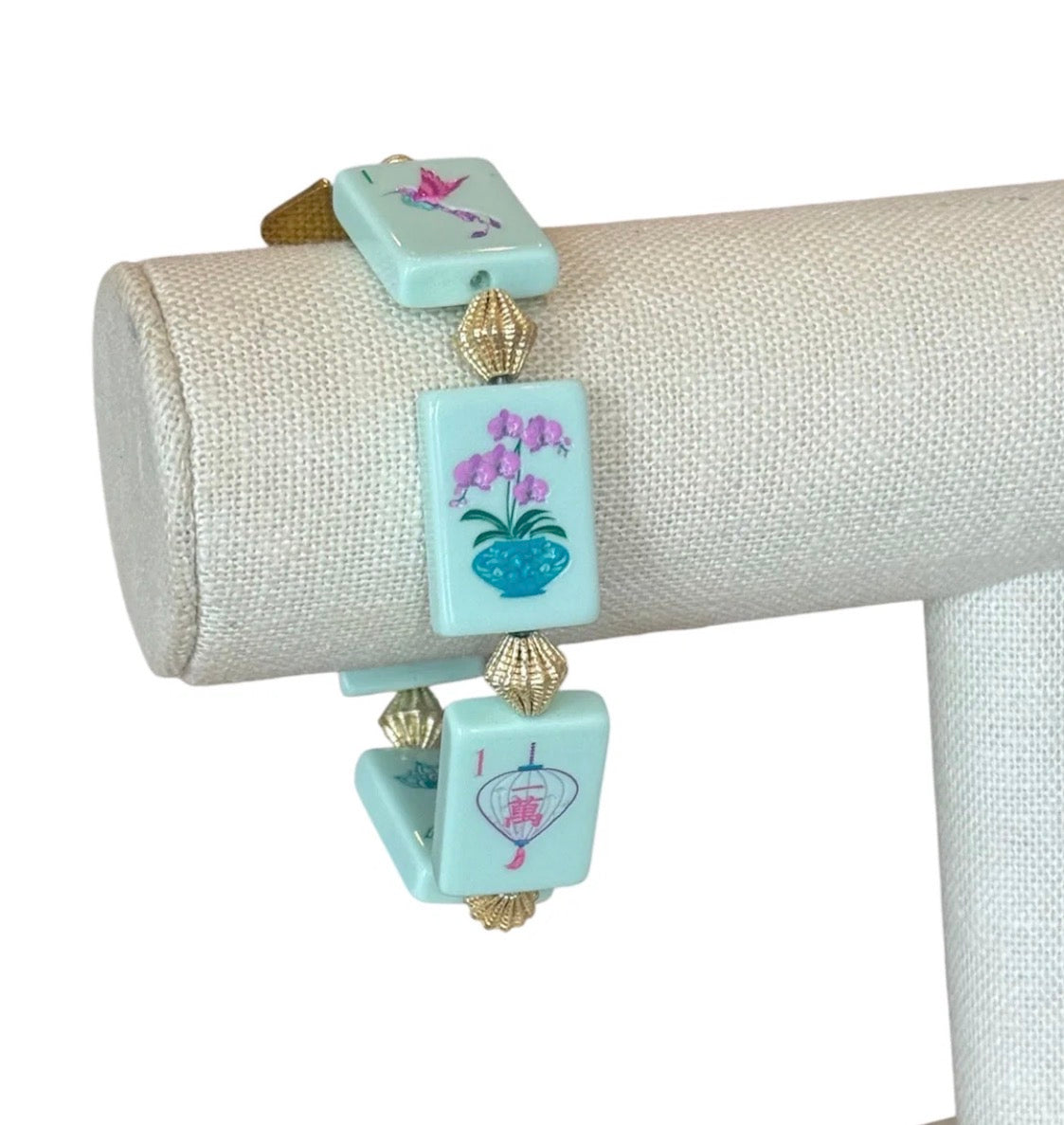 Mahjong Bracelet In Mint Condition & Gold Oh My Mahjong x Kori Green
