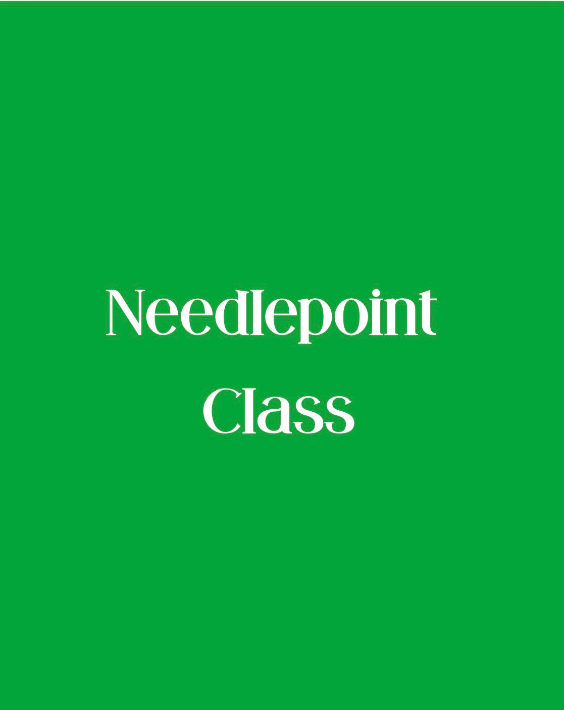 Needlepoint Class