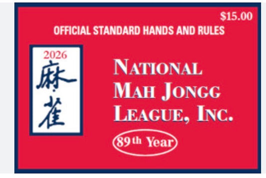 2026 National Mahjong League Card