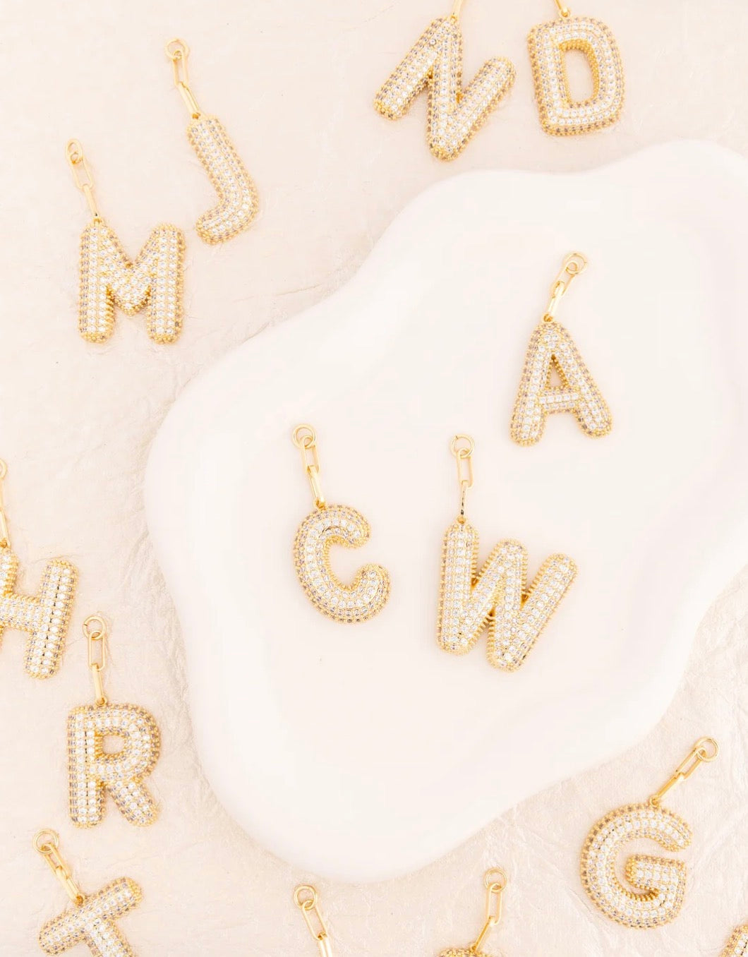 Heather Bag Initial Charms