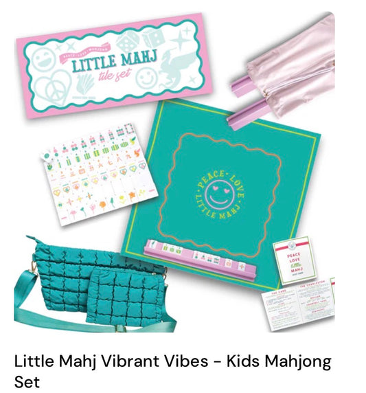 Mike High Mahjong Club Vibrant Vibes Travel Set