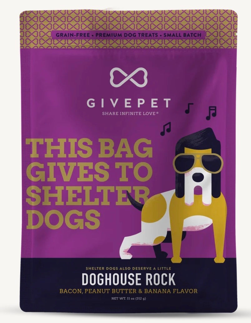 Doghouse Rock Baked Biscuits 11 oz. Bag