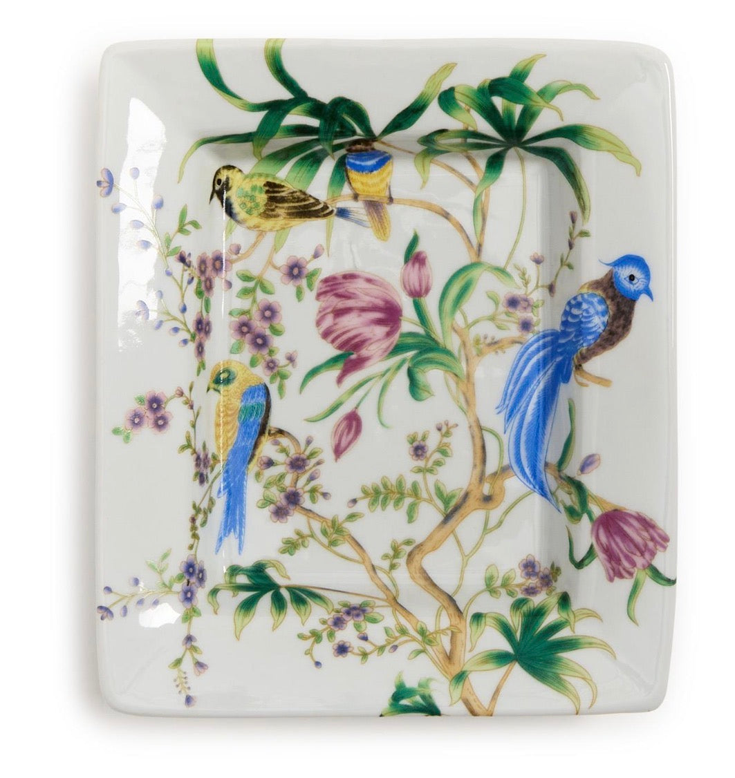 Bird & Blossom Chinoiserie Decorative Tray