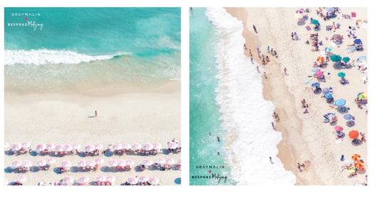 Bespoke X Gray Malin DOUBLE-SIDED MAT | Double the Fun/Gray Malin Beach Club Mat