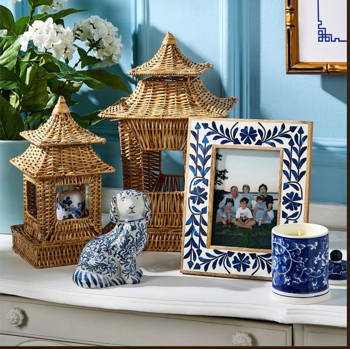 Pagoda Rattan Lantern